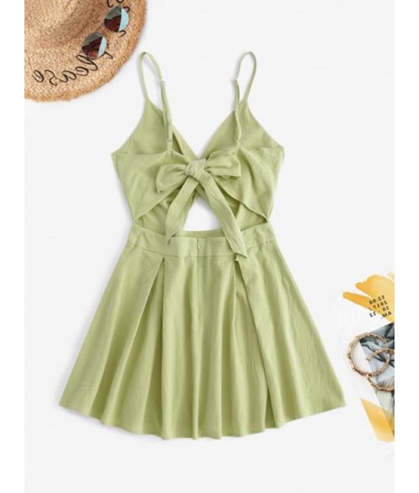 Ribbed Halter Cut Out Split Dress