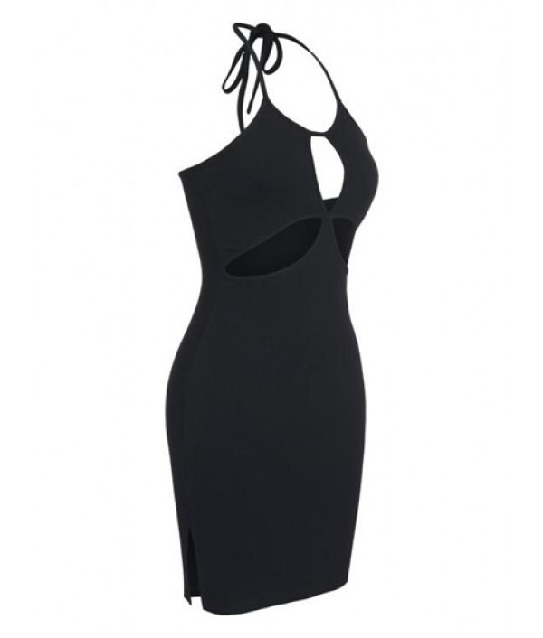 Two Tone Cut Out Cami Dress