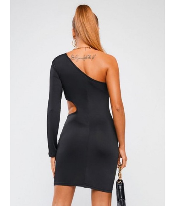 Long Sleeve Casual Bodycon Tee Dress